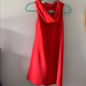 Polyester lined sleeveless dress.